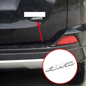 Accesorios para automóviles 4x4 emblemas insignia 3D calcomanía pegatina logotipo decoración metal cromo-