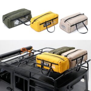 Bolsa de equipaje de techo para SCX10 TRX-4 RC4WD D90 MN 1/10 RC accesorios de decoración de coche-