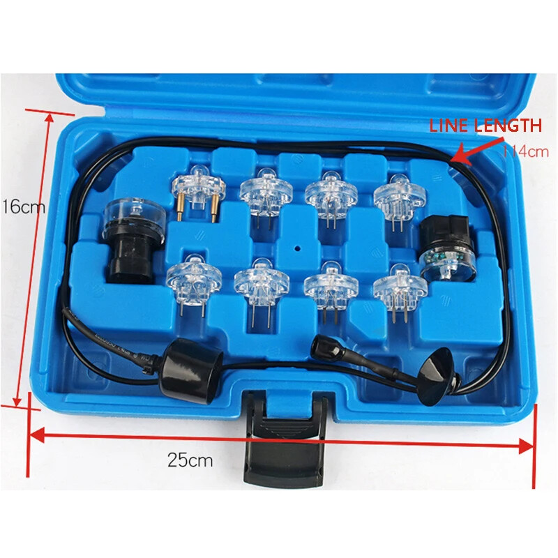 Automotive Wiring Repair Inspection Light Injector Test Set Set Model Light Tool - Image 3