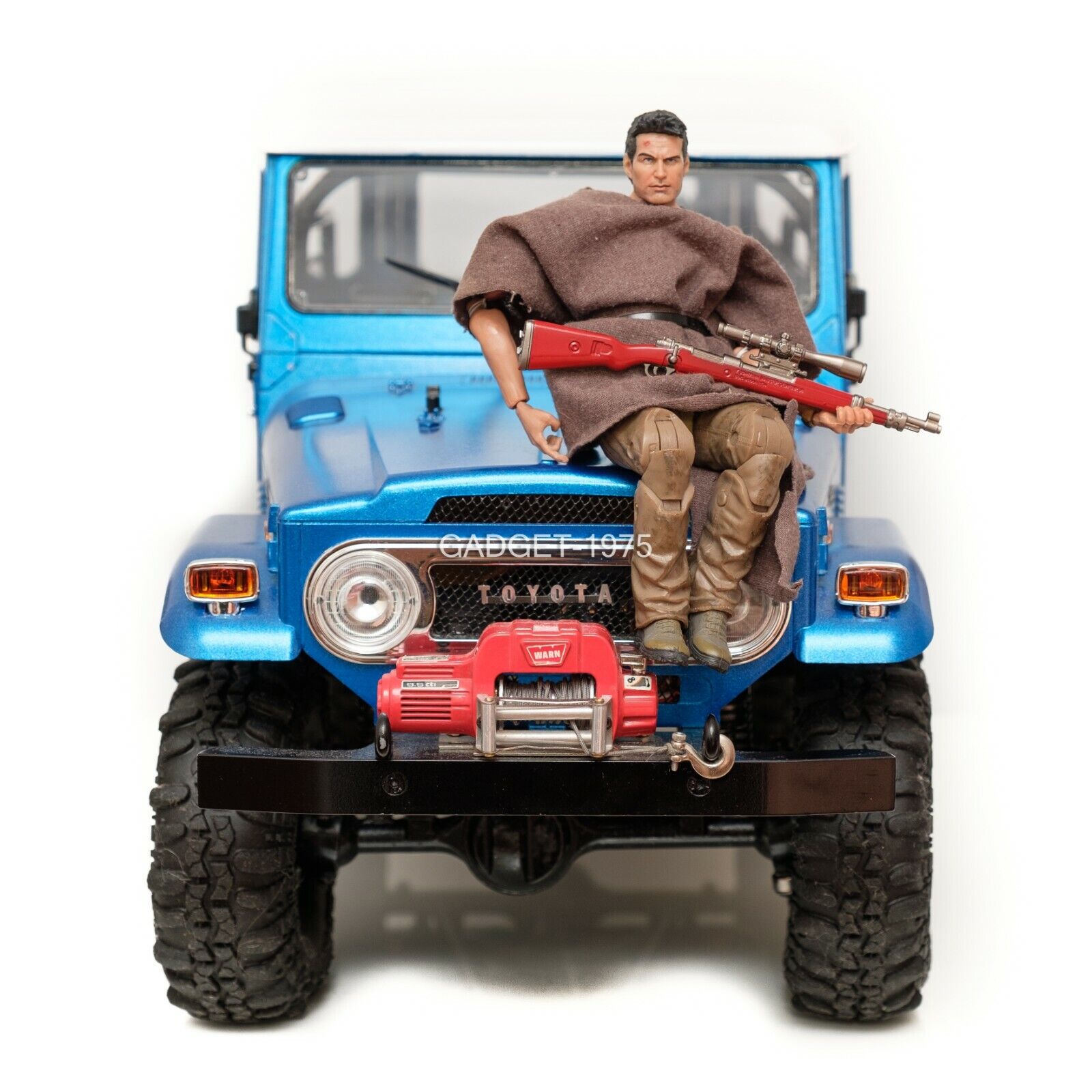 ACCESORIOS SOBRE ORUGAS RIFLE METAL ESCALA 1/10 RC PARA RC4WD TAMIYA D90 SCX10 TF2- - Image 4