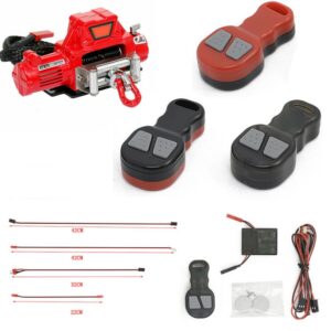 Accesorios de control remoto de cabrestante eléctrico para modelo 1:10 RC RC4WD Trx-4 SCX10-