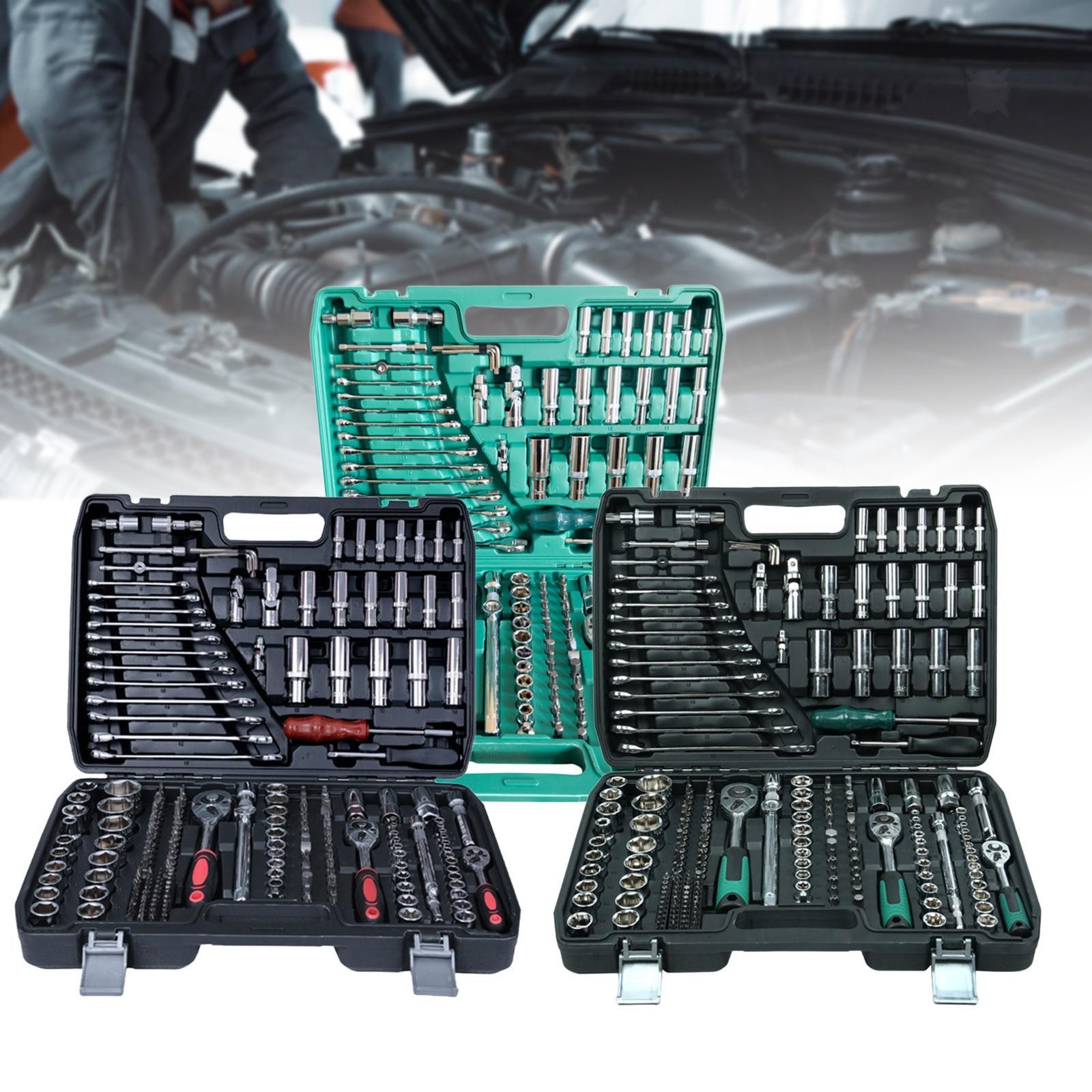 216x Socket Ratchet Wrench Set Repair Tool Kit for Household Car Repair