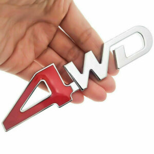 4WD Sticker Car Exterior Accessories 3D Emblem Badge Car Sticker Decal Universal