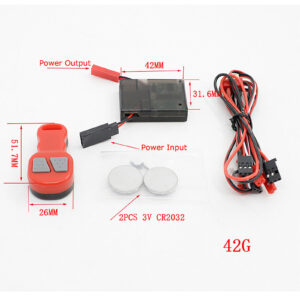Accesorios de control remoto de cabrestante eléctrico para modelo 1:10 RC RC4WD Trx-4 SCX10-