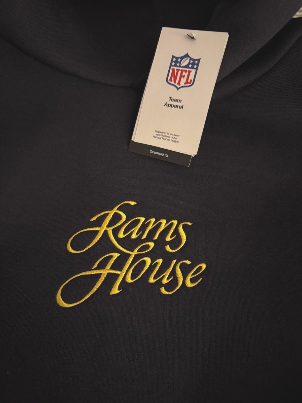 Los Angeles Rams Nike 2025 Rivalries Oversized Tech Fleece Hoodie XXL - NWT - Image 3