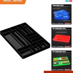 Automotive Tool Drawer Organizer 10 Compartment Heavy Duty Tray Garage Storage
