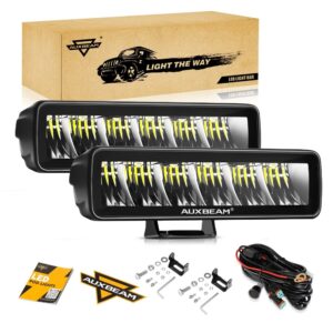 2X AUXBEAM 6.3" pulgadas barra de luz LED luces de conducción antiniebla para Jeep Ford ATV barco 4x4-