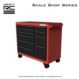 Make It RC 1/24-1/25 Rolling Tool Chest For Model Car Garage, Shop, Diorama