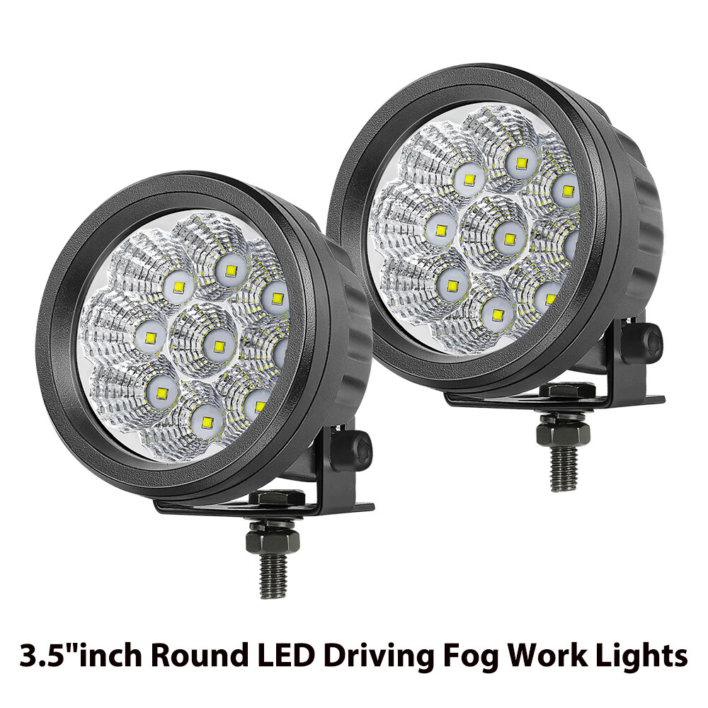 2X 3.5" 90W LED vainas redondas luces de trabajo conducción antiniebla camión todoterreno SUV UTV 4x4 4"-