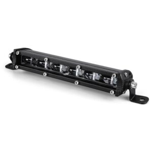 Barra de luces LED de trabajo de 7 pulgadas conducción delgada niebla punto todoterreno blanco ATV camión SUV 4x4-