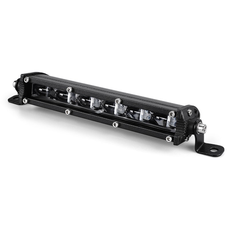 Barra de luces LED de trabajo de 7 pulgadas conducción delgada niebla punto todoterreno blanco ATV camión SUV 4x4-