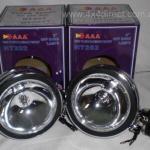 LUCES DE INUNDACIÓN CROMADAS DE CONDUCCIÓN REDONDA 4x4 4x4 ~NUEVAS~-