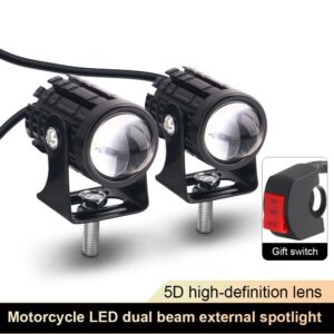 2X Vainas de luces de trabajo LED blanco amarillo punto antiniebla lámpara de conducción todoterreno camión 4x4 MINI-