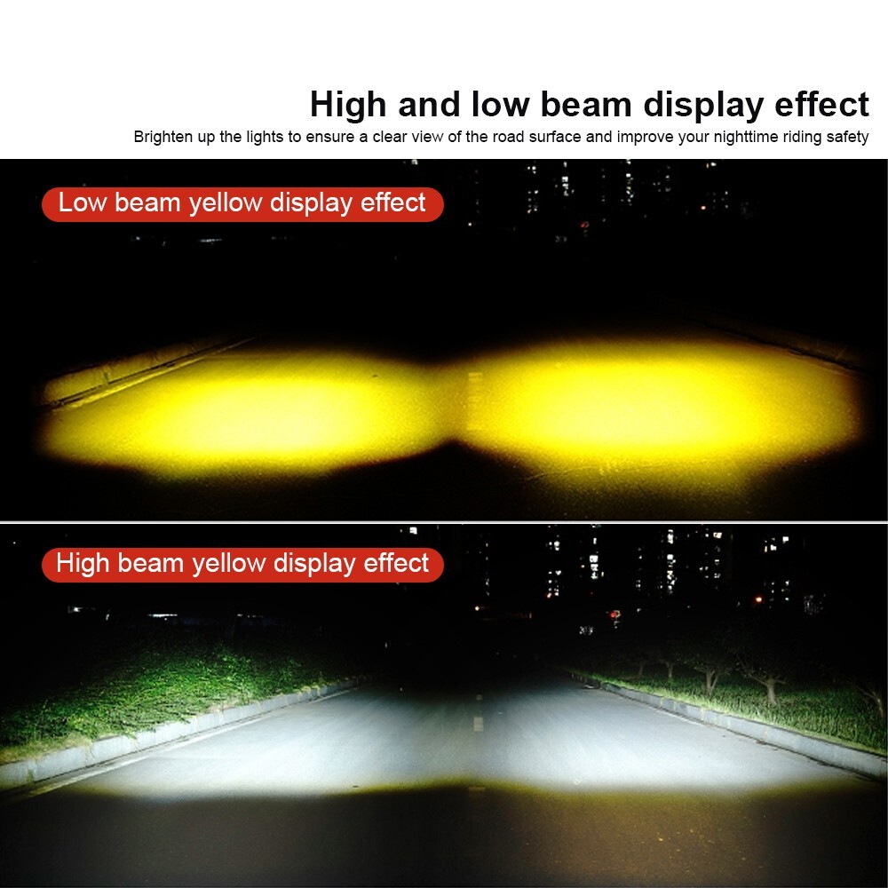 2X Vainas de luces de trabajo LED blanco amarillo punto antiniebla lámpara de conducción todoterreno camión 4x4 MINI- - Image 2