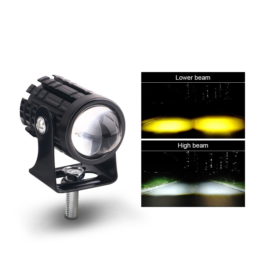 2X Vainas de luces de trabajo LED blanco amarillo punto antiniebla lámpara de conducción todoterreno camión 4x4 MINI- - Image 4