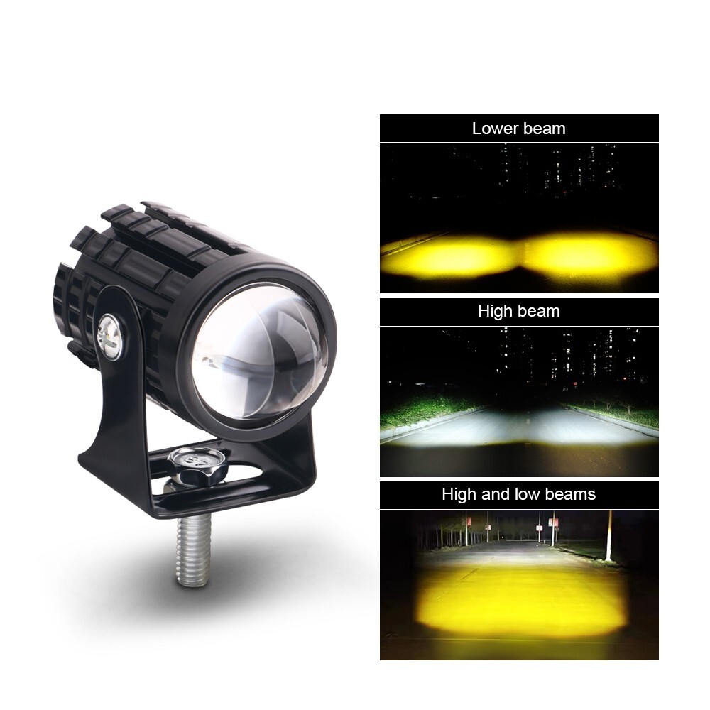2X Vainas de luces de trabajo LED blanco amarillo punto antiniebla lámpara de conducción todoterreno camión 4x4 MINI- - Image 5