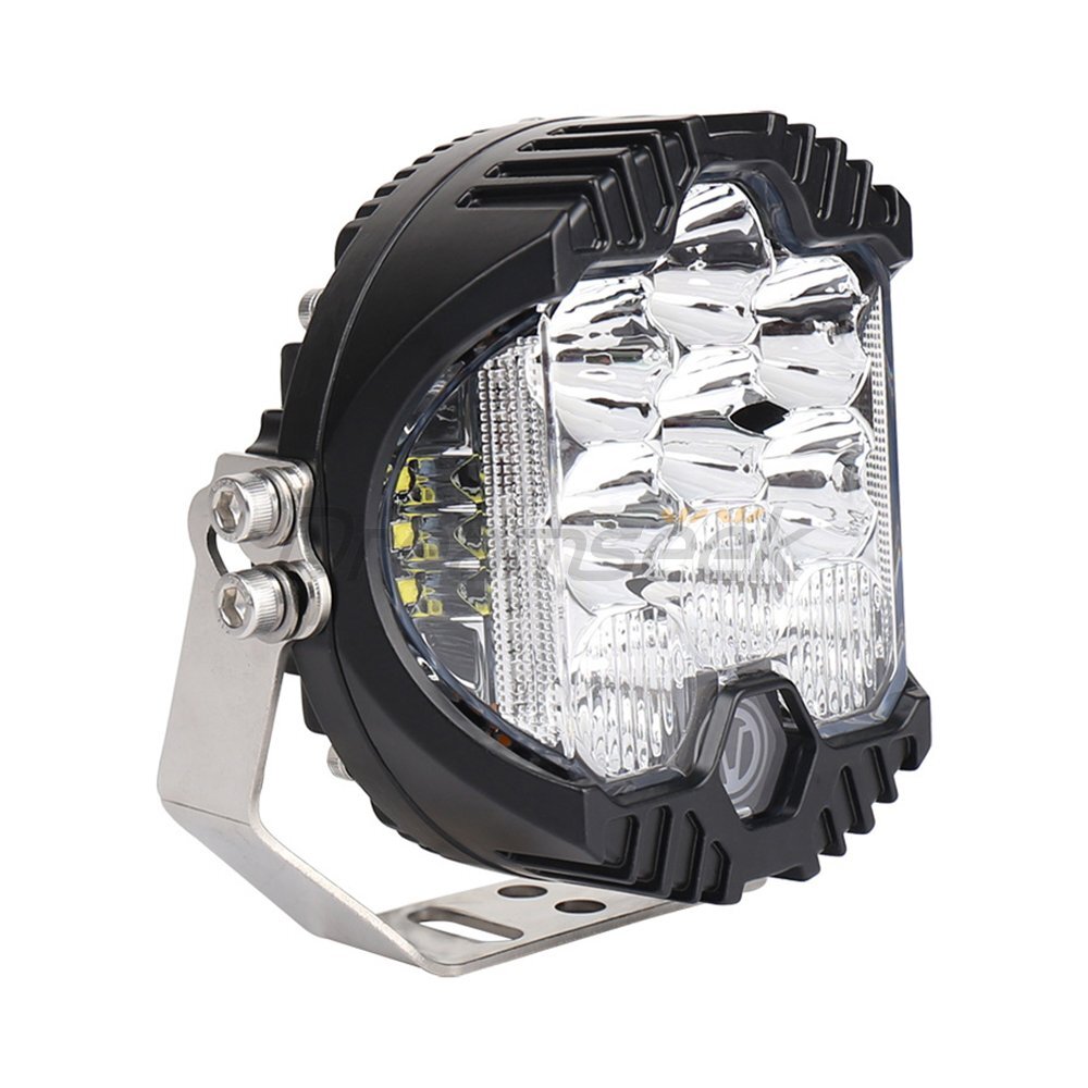 1x 7"" 90W LED Luz de Trabajo Vainas Punto Inundación Combo Conducción Lámpara Antiniebla Offroad 4x4 Coche- - Image 5