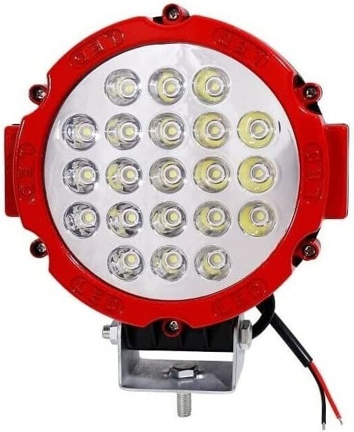 2x 63w LED Rojo Trabajo Luces de Conducción Barra Punto Todoterreno Coche Camión ATV 4x4 12v 24v- - Image 4