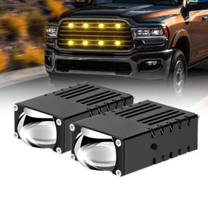 Par de luces de conducción LED de 3 pulgadas focos DRL redondos todoterreno 4x4 SUV lámpara de trabajo-