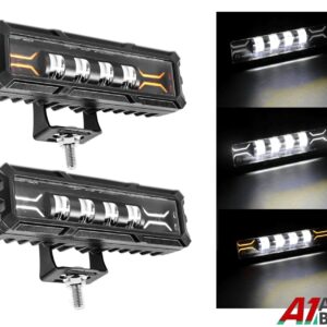 Barra de luces de trabajo LED 7" Ultra HD 7D Spot Pods lámpara antiniebla conducción camión ATV 4x4 SUV-