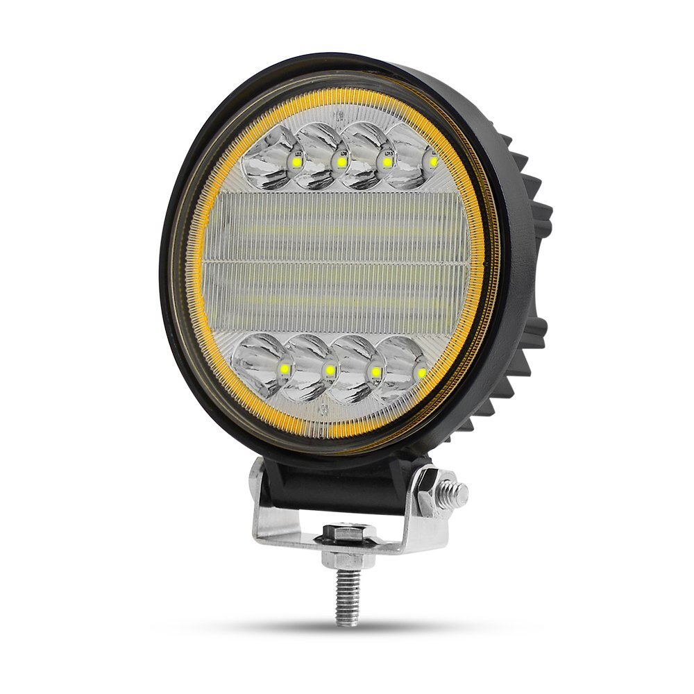 Combo de luces de trabajo LED redondas de 5"" para conducción todoterreno 4 piezas SUV ATV 4x4 camión- - Image 2