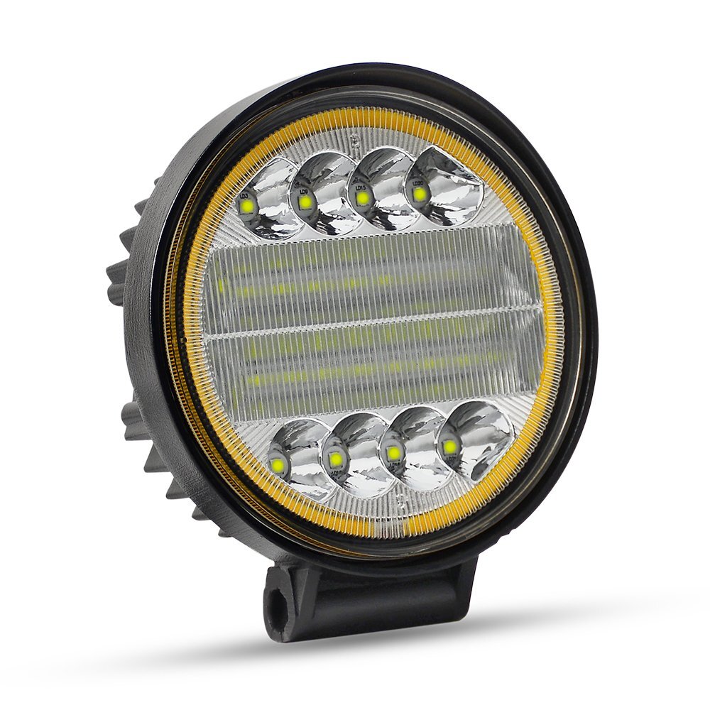 Combo de luces de trabajo LED redondas de 5"" para conducción todoterreno 4 piezas SUV ATV 4x4 camión- - Image 3