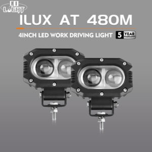 2× 4inch LED Work Pods Light Bar Spot Offroad Driving Fog Light Truck 4WD UTE 3"