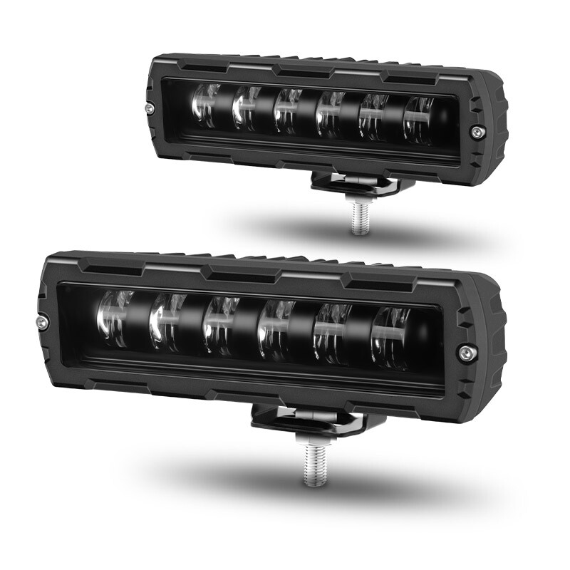 2X 6" pulgadas LED luces de trabajo barra conducción antiniebla camión todoterreno 4x4 SUV ATV 4X4 7D- - Image 2