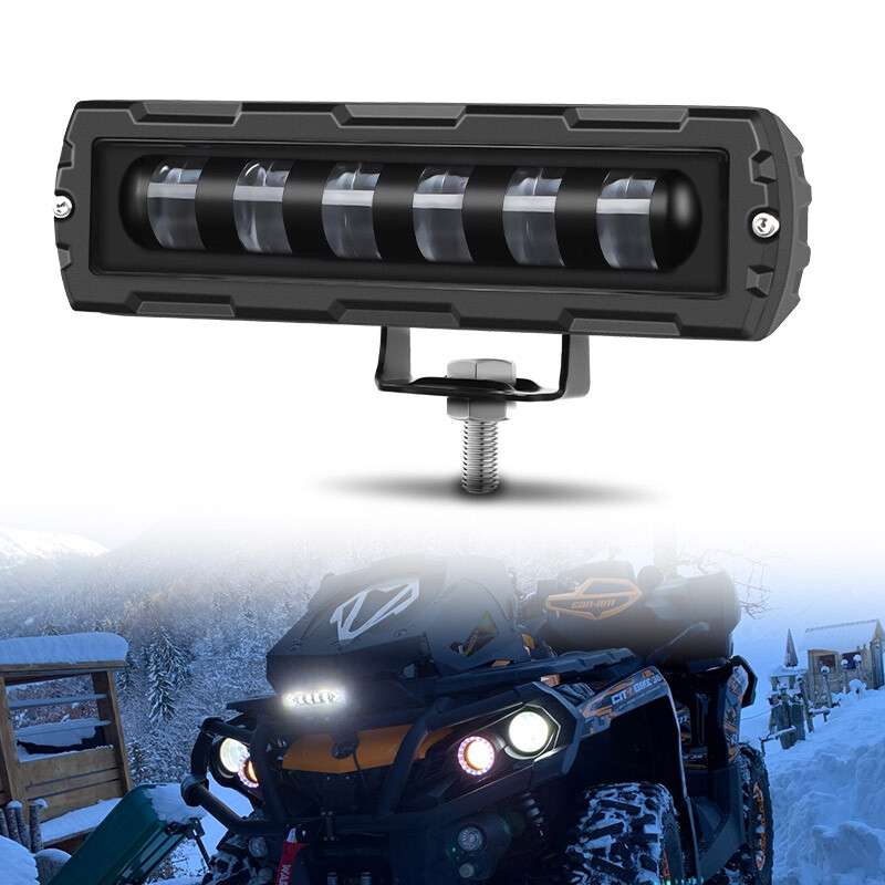 2X 6" pulgadas LED luces de trabajo barra conducción antiniebla camión todoterreno 4x4 SUV ATV 4X4 7D- - Image 5