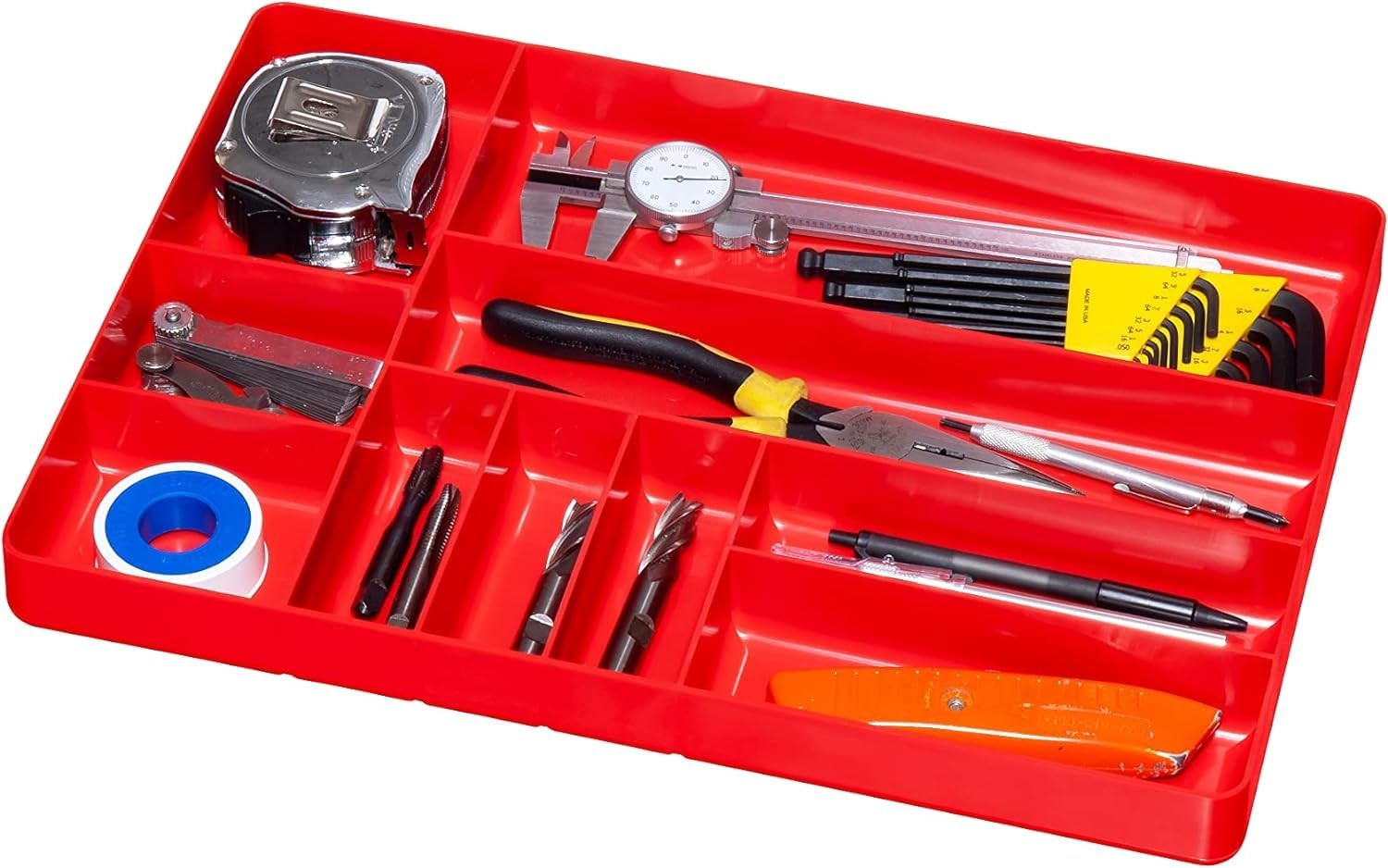 10 Compartment Drawer Organizer: Heavy Duty Stackable Tray for Automotive Gar... - Image 5