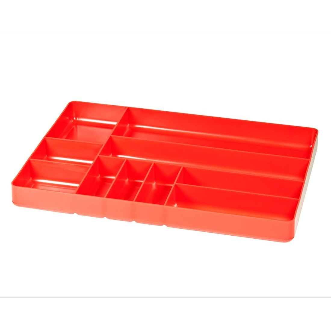10 Compartment Drawer Organizer: Heavy Duty Stackable Tray for Automotive Gar...