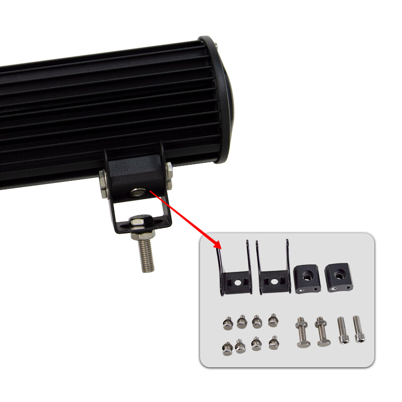 COMBO BARRA DE LUZ LED 12"" PULGADAS 72W LÁMPARA DE CONDUCCIÓN TODOTERRENO 4X4 TRABAJO ATV 12V 24V Reino Unido- - Image 3