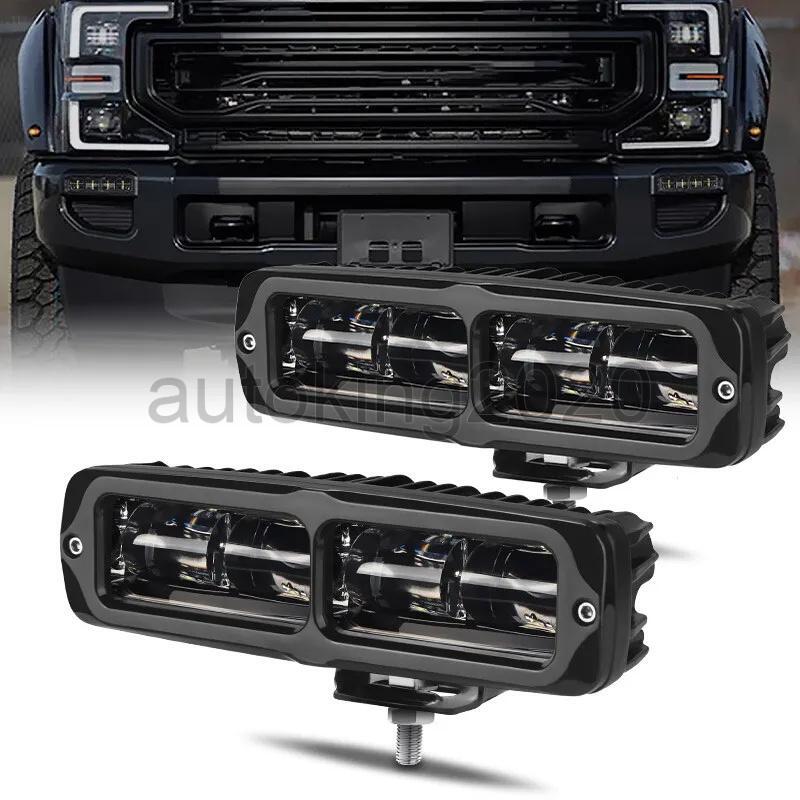 Barra de luces LED de trabajo 2X 6 pulgadas Spot Pods lámpara antiniebla todoterreno conducción camión 4x4 SUV ATV- - Image 3