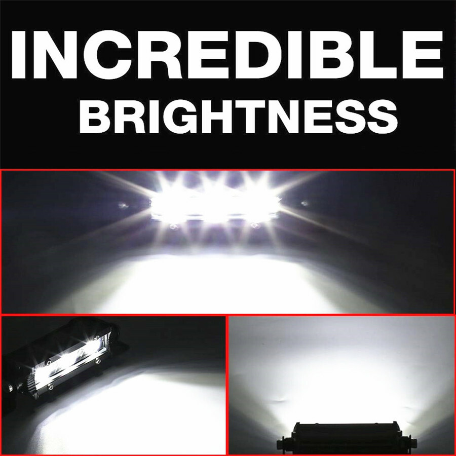 Barra de luces LED de trabajo 4"" 30W foco de conducción antiniebla para SUV todoterreno 4x4 coche camión- - Image 3