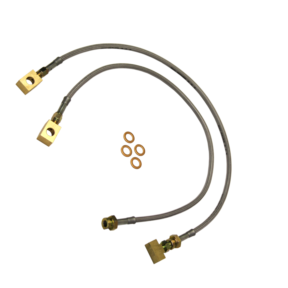 Línea de freno delantera Skyjacker de acero inoxidable para elevación F-250 F-350 4x4 4-6" #FBL91- - Image 5