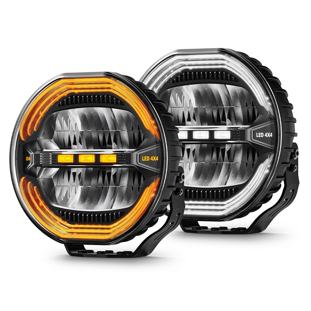 AUXBEAM 9" LED Luz de Trabajo Vainas Offroad Lámpara de Conducción DRL para SUV UTV ATV 4x4- - Image 3