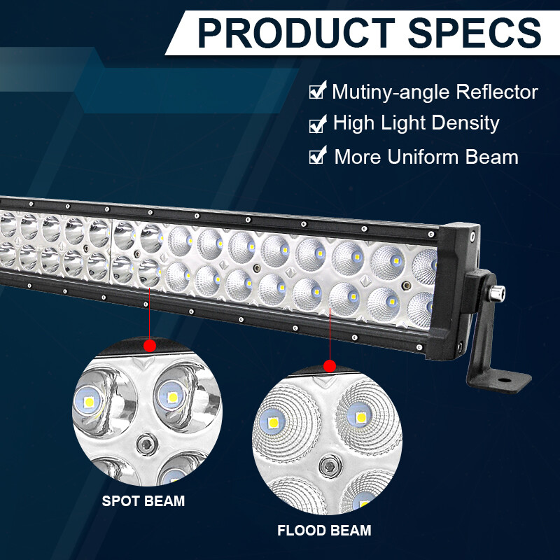 42inch 240W Combo Spot Flood LED Light Bar Offroad Driving Lamp Work SUV CAR 4WD - Image 4