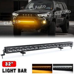Barra de luz LED de 32 pulgadas DRL Spot Flood Combo conducción 4x4 camión todoterreno UTV SUV 34"-