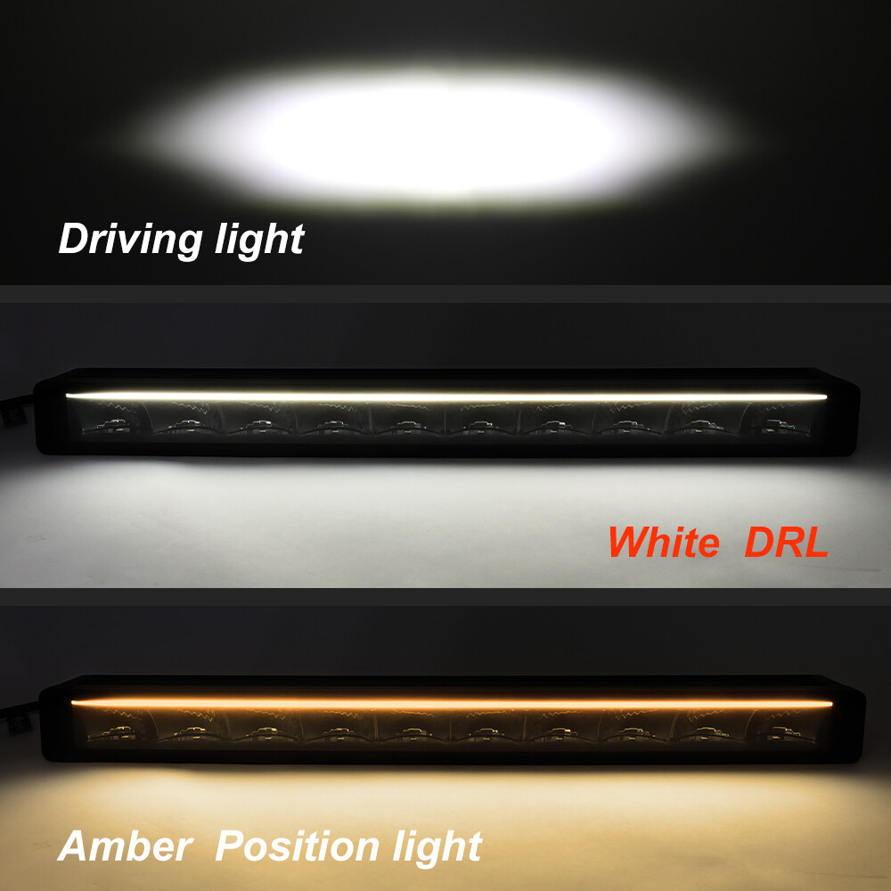 Barra de luz LED de 32 pulgadas DRL Spot Flood Combo conducción 4x4 camión todoterreno UTV SUV 34"- - Image 2