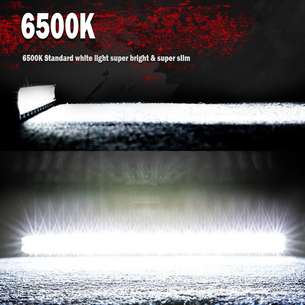 Par de mini barras de luz de trabajo LED de 7" punto inundación conducción todoterreno ATV 4x4 SUV UTV UTE- - Image 3