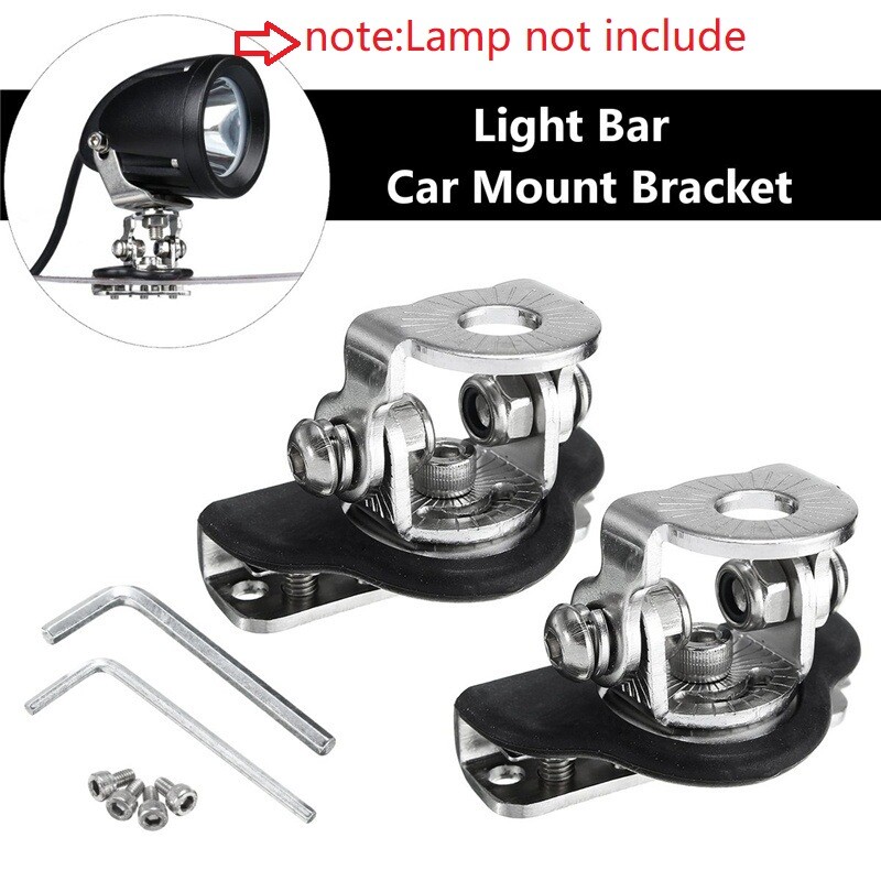 Soporte de abrazadera de montaje de capó de pilar A para automóvil 4X4 4x4 para barra de luz LED todoterreno- - Image 2