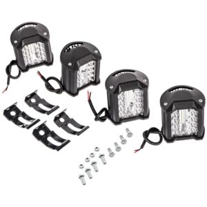 4x 4" pulgadas 12V 120W LED barra de luz de trabajo cápsulas de inundación conducción todoterreno tractor 4x4-