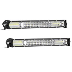 Combo de barra de luz LED de 12 pulgadas para camión ATV 4x4 Jeep conducción todoterreno paquete de 2-