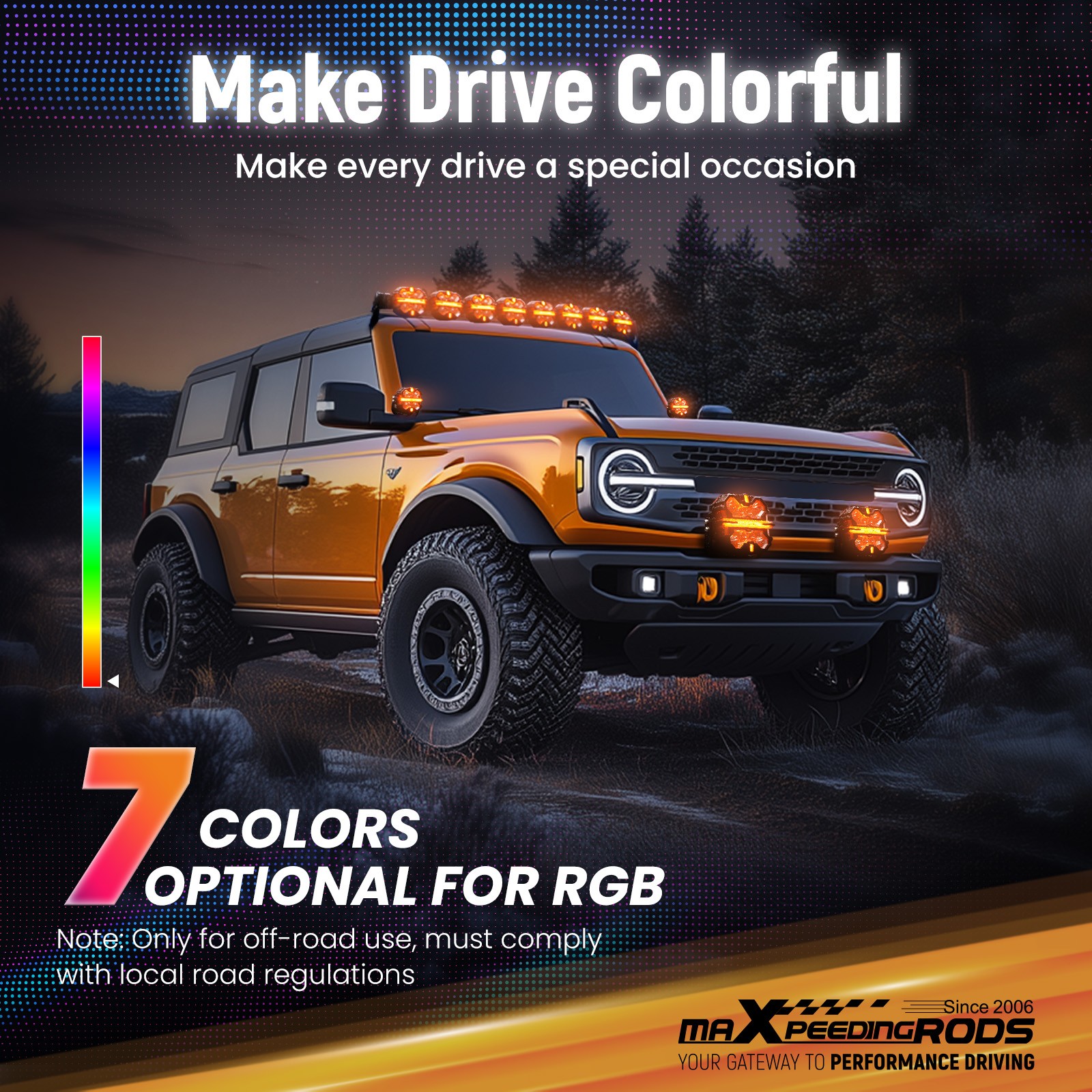 Barras de luz de conducción LED Spot Flood Combo IP68 para 4X4 ATV UTV barco marino 12V- - Image 3