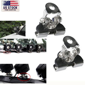 Soporte de abrazadera de montaje de barra de luz LED para capó de pilar 4x4 A universal para automóvil-