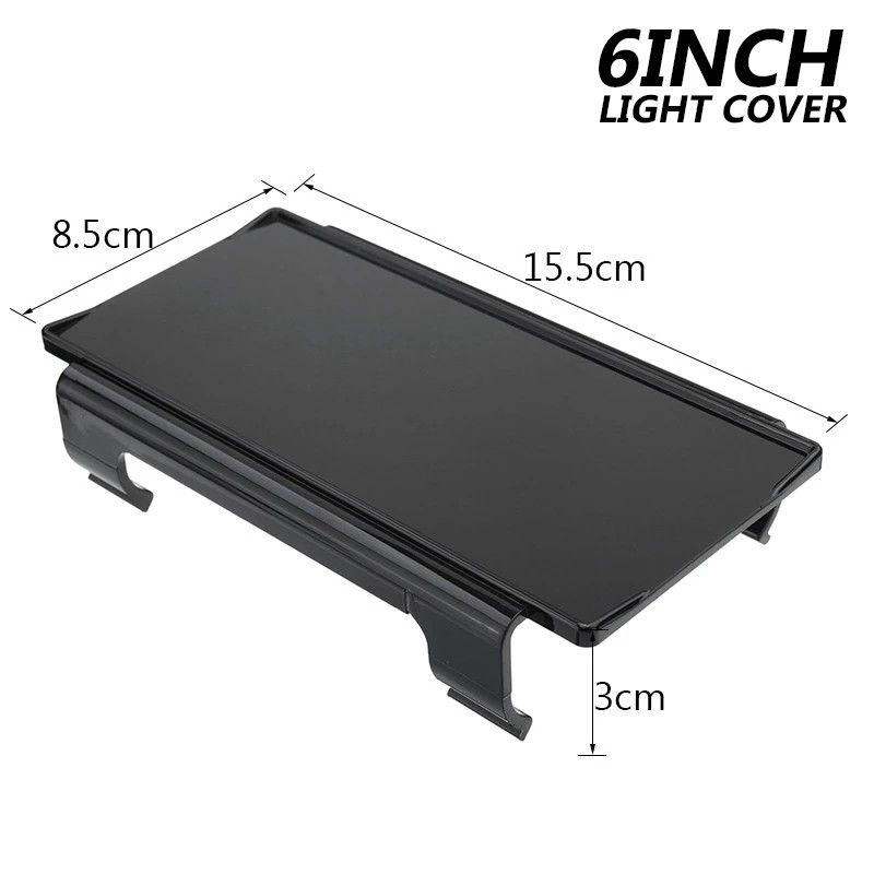 Cubierta de lente negra de 20 pulgadas para barra de luz LED camión todoterreno 4x4 SUV ATV E3U61609- - Image 4