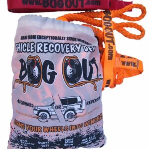 Genuino BOG OUT 4x4 Equipo de Recuperación 4x4 KIT DOBLE "Convierte las Ruedas en un Cabrestante"-