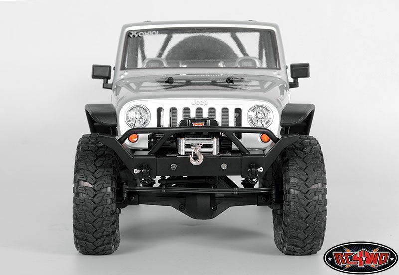 Parachoques de recuperación axial Jeep JK Rampage SCX10 grillete y montaje de cabrestante RC4WD Z-S0434- - Image 5