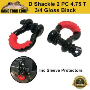 Remolque para remolque de recuperación 4x4 4 piezas caravana D Shackle WLL 4,75 toneladas clasificación 20 mm-