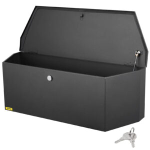 Trailer Tongue Box, Carbon Steel Tongue Box Tool Chest, Heavy Duty Trailer Box S